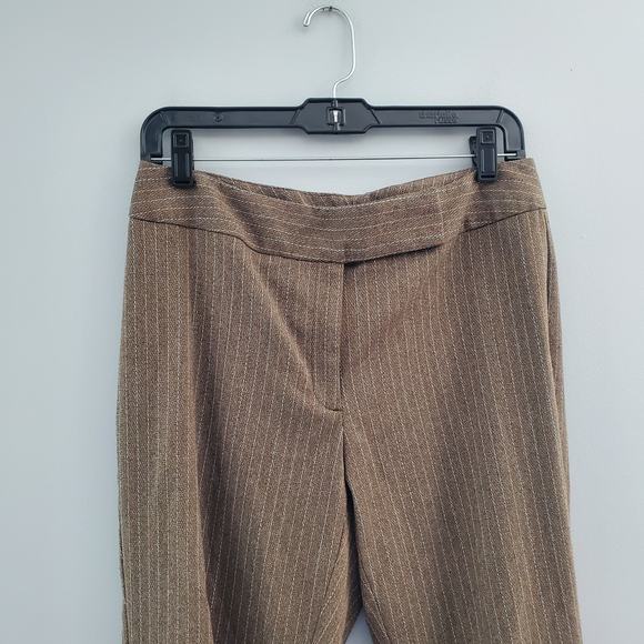 R.Q.T Striped Cuffed Ankle Pants Suit 8 - Picture 12 of 16